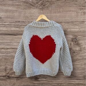 Chicwish Key to My Heart Hand Knit Chunky Cardigan